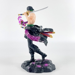 Mô Hình One Piece Zoro vác kiếm đầu quấn khăn - Cao 20cm - Nặng 500gram - Phụ kiện :  Kiếm - Figure anime One Piece - Bọc Túi Opp - No Box N1-K56-T2-S3