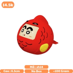 Móc Khoá mô hình shin đổi mặt cosplay cá đỏ - cao : 6.3cm - rộng : 6.1cm - figure shin - No Box