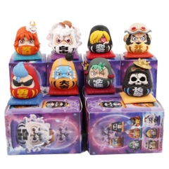 Mô hình onepiece Bộ 8 nhân vật băng mũ rơm- Cao 7.5cm - nặng 350gram - Figure onepiece - Hộp Màu - K14-T2-S3