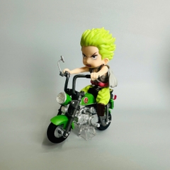 Mô Hình One piece Zoro lái xe máy cao 12cm nặng 300g , Figure Onepiece - Hộp Màu -  N1-K8-T3-S3