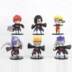 Hàng Cao Cấp - Mô hình Naruto Bộ 6 các nhân vật Naruto Bản B - Cao 9 - 10cm - nặng 100gram - Figure Naruto - No Box - N3-K38-T2-S2