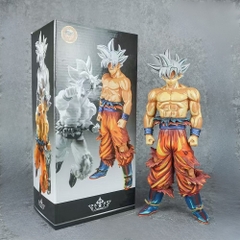 Mô Hình Dragon Ball Songoku ultral tóc trắng dáng đứng - Cao 30cm - nặng 600gram - Có Box màu - N1-K40-T1-S1