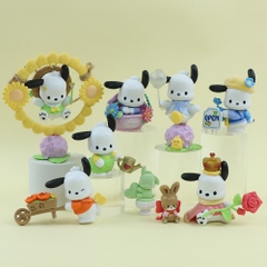 Mô hình kuromi Bộ 7 pochacco Kuromi - cao 5 - 14cm - Nặng 600gram - Bọc Túi - Có Hộp Đẹp - N3-K37-T1-S1