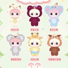Hãng baby three - YOYO sở Thú blind box set 6 ngẫu nhiên - cao ~ 13cm - Nặng 500gram - Túi Mù - Hộp Màu