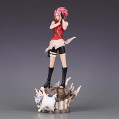 Mô Hình Naruto Sakura dáng đứng siêu đẹp có base cao 36cm - Figure Naruto - No box - N1-K55-T5-S2