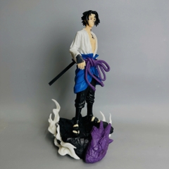 Mô Hình Naruto Sasuke dáng đứng siêu ngầu có base cao - 27cm - Nặng - 450gram - Figure Naruto - No Box - N1-K46-T1-S3