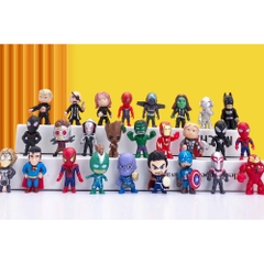 Mô Hình avenger bộ 26 siêu anh hùng - Cao 4cm - Nặng 200gram - No Box - Bọc Túi Opp - N3-K39-T3-S2