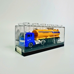 Mô Hình Xe Bồn Đầu Xanh Thân Vàng 1:64 Hợp kim - Dài 12.5cm - Cao 5cm - Rộng : 2.7cm - nặng : 200gram - Hộp Nhựa Trong SKU : oto512c