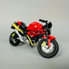 Mô Hình xe máy Đỏ Yên Đen Bô Vàng 1:18 Hợp kim - Dài 11cm - rộng 4cm - cao 6.5cm - nặng ~ 300gram - FULL BOX : box màu SKU : oto425 - K70-T1-S9