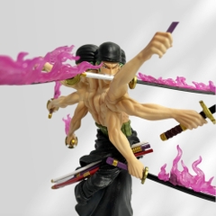 Mô Hình OnePiece Zoro Asura 3 đầu 6 tay dáng đứng siêu ngầu - Cao 40cm Nặng 760gram - Figure OnePiece - Hộp Carton ( G - 5 )