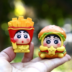 Mô hình Bộ 6 các nhân vật Shin Bút Chì Cosplay KFC - Cao 5-6cm - nặng 300gram - Figure Shin K31-t2-s10