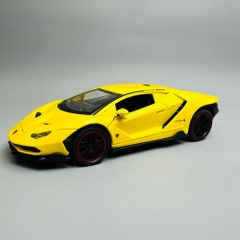 Mô Hình Xe Lamboghini 1:24 vàng Hợp kim có thể mở cửa - bánh sau chạy cót - Có tiếng - đèn pha sáng - Dài 20.5cm - rộng 9.5cm - cao 5cm - nặng : 500gram - FULL BOX : box màu SKU : oto122 - N3-K8-T2-S2
