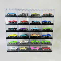 Xe 1:64 siêu đẹp có bán ngẫu nhiên và theo lốc 24 xe - Xe Hợp Kim Ô Tô Bản A -  Cao 33cm Ngang 14cm - Hộp Nhựa Trong - SKU :oto-YM762085 ( VAT : DCM473-10 ) K89-T1-S1