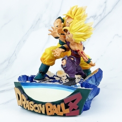 Mô hình DragonBall Goku và Gohan trạng thái chiến đấu - Cao 17cm - nặng 700gram - Dragon Ball - Bọc Túi OPP - Hộp Màu - N1-K22-T1-S3