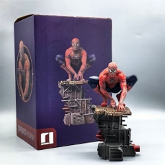 Mô Hình Spider-Man Ngồi Tường - Cao 18cm - Nặng 551gram - Figure Người Nhện Marvel - Hộp Màu - box màu- K21-T3-S1