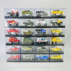 Xe 1:64 siêu đẹp có bán ngẫu nhiên và theo lốc 24 xe - Xe Hợp Kim Ô Tô Hỗ Trợ -  Cao 33cm Ngang 14cm - Hộp Nhựa Trong K51-T3-S4