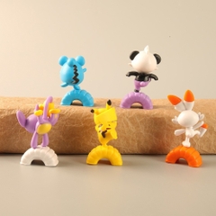 Mô Hình POKEMON Bộ 5 Pokemon có đế - Cao 7-8cm - Nặng 300gram - Pokemon - No K13-T1-S6Box - Bọc Túi OPP -