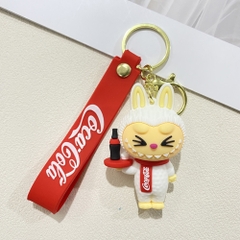 Móc Khóa labubu bưng bê - Dây móc dài : 10cm - Mô Hình Cao : 6cm - Nặng : 50gram - No Box : bọc túi OPP K76-T6-S1