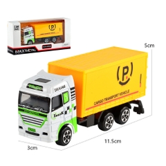 Mô Hình 3 Oto Xây Dựng Vàng Xanh hợp kim , tỉ lệ 1:64 - Dài 12cm - rộng 3.5cm - cao 5cm- SKU : oto-CF17-M10 - ( Vat : 003-01-20 )