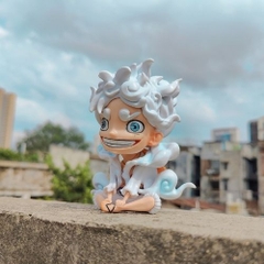 Mô hình OnePiece Luffy gear 5 nika màu trắng chibi siêu dễ thương cao 8cm - OnePiece - No Box - N1-K28-T3-S1
