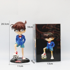 Mô Hình Thám Tử Lừng Danh Conan Dáng Đứng Đá Bóng Cao 20.5cm - nặng 200gram , Figure Conan - No box - N1-K39-T1-S3