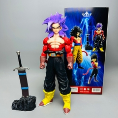 Mô Hình Trunks ssj4 dáng đứng - Cao 30.5cm - rộng 13cm - nặng 900gram - Phụ kiện : đuôi + kiếm + tay thay thế - bọc túi OPP - có hộp màu