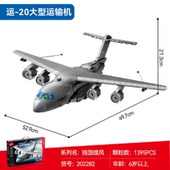 Đồ Chơi Lắp Ghép Máy Bay Thương Mại - Full Box - SKU : LG-202282 - K54-T5-S1