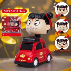 mô hình natra đi xe đỏ - cao : 12.5cm dài 9.5cm - Nặng : 300gram - figure natra - hộp màu n5