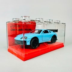 Mô Hình Xe đua xanh blue tỉ lệ 1:36 Hợp kim có thể mở cửa - Dài 12cm - rộng 5cm - cao 3cm - nặng : 300gram - FULL BOX : box màu SKU : oto474m - K55-T3-S7