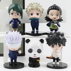 Mô Hình Jujutsu Kaisen bộ 6 chú thuật hồi chiến Bản B - Cao 6-8cm - nặng 300gram - bọc túi OPP - No box - N3-K43-T2-S3