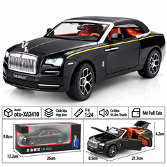Xe thể thao tỉ lệ 1:24 - chất liệu bằng hợp kim - Có đèn và âm thanh Tính năng mở full cửa - SKU : oto-XA2410 ( VAT : 103-01-190 )
