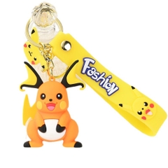 móc khóa pikachu tiến hóa - dây dài 12cm mô hình cao 7.5cm - nặng : 50gram - no box