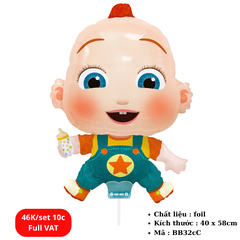 Set 10 chiếc Bóng bay dễ thương cho bé (có que cầm tay) - SKU : BB32cC - (VAT: 011-04-29*) - K1-T1-S11