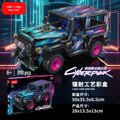 Đồ Chơi Lắp Ghép Lego Xe Cyberpunk Tỷ Lệ 1:18 - 910 Mảnh Ghép - Full Box - Sku : LG-3312 ( VAT 001-07-100 ) K116-T1-S3,S4