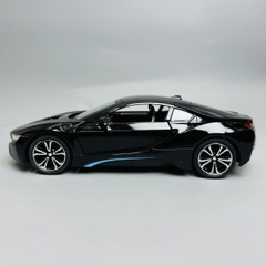 Mô Hình xe bmw i8 màu đen tỉ lệ 1:22 Hợp kim có thể mở cửa - bánh sau chạy cót - Dài 21cm - rộng 9cm - cao 5cm - nặng : 800gram - FULL BOX : box màu SKU : oto293 - N3-K8-T3-S4