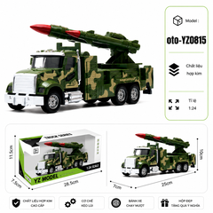 Xe Quân Sự có nhiều kiểu dáng , chất liệu hợp kim , tỉ lệ 1:24 : SKU : oto-YZ0815 ( Vat : 103-16-50 )