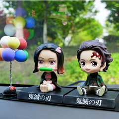 Mô Hình đồ chơi - Kamado Nezuko lắc đầu -  Kimetsu no Yaiba - Bộ lắc đầu - N3-K26-T3-S3