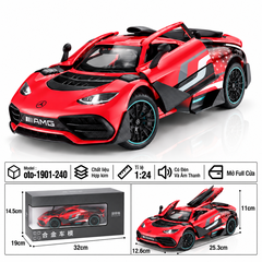 Xe thể thao tỉ lệ 1:24 - chất liệu bằng hợp kim - Có đèn và âm thanh Tính năng mở full cửa - SKU : oto-1901-240 ( VAT : 103-01-180 )