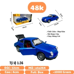Mô Hình xe poscher cổ xanh dương - tỉ lệ 1:36 Hợp kim có thể mở cửa - bánh sau chạy cót - Dài 12cm - rộng 5cm - cao 4cm - nặng : 200gram - FULL BOX : box màu - SKU : oto264 - N3-K9-T5-S2