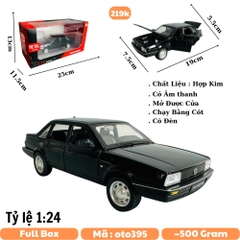 Mô Hình xe Volkwagen Satana đen tỉ lệ 1:24 Hợp kim có thể mở cửa - bánh sau chạy cót - Dài 19cm - cao 5.5cm - nặng 600gram - Figure Oto - FULL BOX : box màu - SKU : oto395 - K68-T4-S4