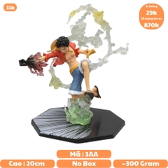 ( Hàng thường) Mô hình Luffy gear 2 haki hàng thường đế không chữ - Bộ Fzero  - ONE PIECE - No Box - N4-K13-BL1 - N1-K5-T2-S1