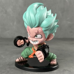 Mô Hình OnePiece Zoro AI chibi đấm bốc - cao 15cm - nặng 300gram - Hộp Màu - Figure One Piece - N1-K37-T3-S3
