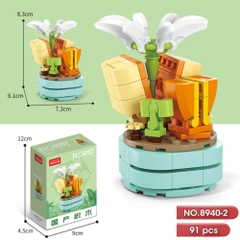 (Giá 1 Hộp - Set 12 Hộp - Đặt Số Lượng 12) - Bộ  lắp ghép Hoa. SKU: LG-8940 - (VAT 001-06-11) - K130-T1-S13