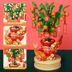 Bộ đồ chơi lắp ghép cây quất cảnh 671pcs. SKU: LG-9022 ( VAT 001-06-50 )K124-T3-S7