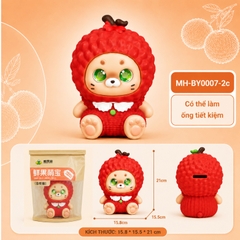 Mô Hình Các Con Vật Cosplay Trái Cây Sầu Riêng size nhỡ KT 15.8*15.5*21 cm  - SKU : MH-BY0007-2 - ( VAT : MH004 )