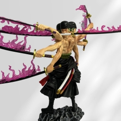 Mô Hình OnePiece Zoro Asura 3 đầu 6 tay dáng đứng siêu ngầu - Cao 40cm Nặng 760gram - Figure OnePiece - Hộp Carton ( G - 5 )