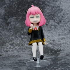 MÔ HÌNH ANYA FORGER - SPY X FAMILY - TANTEI-GOKKO Dáng Ngồi Mặt Đểu - Cao : 13.5cm - Nặng : 100gram - No Box - K19-T3-S4