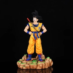 Mô hình DragonBall Songoku dáng đứng , hàng cao cấp - Cao 33cm - nặng 1kg - phụ kiện :  1 gậy đeo lưng - Dragon Ball - Full Box - N1-K25-T5-S2,3