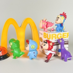 Mô Hình bộ 6 Shin bút chì cosplay khủng long - Cao 7.5cm - nặng 300gram - Figure Cậu Bé Bút Chì - bọc túi OPP - Hộp Màu - HM122 - n3-k59-t4-s2