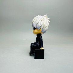 Mô Hình Gojo Satoru Tóc trắng Đeo kính - Cao 11cm - nặng 100Gram - Box màu   : bọc túi OPP - Figure anime Jujutsu Kaisen - N1-K39-T3-S2